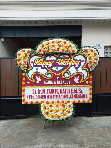 Papan Bunga Pernikahan bogor nirwana residence