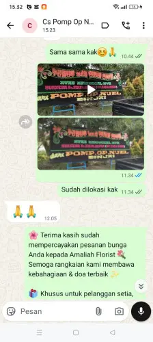 Testimonial Papan Bunga bogor nirwana residence