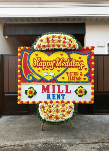 Papan Bunga Pernikahan bogor nirwana residence